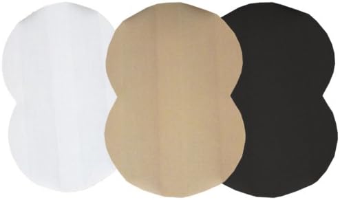WOMENS 100% ORGANIC COTTON DISPOSABLE UNDERARM DRESS SHIELDS STYLE #CW-4900. EASY TO APPLY. PEEL & STICK. GREAT PROTECTION FOR UNDERARM SWEAT AND ODORS ALL DAY. SAVES ON DRY CLEANINGS