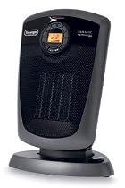 DELONGHI 1.8Kw OSCILLATING CERAMIC HEATER WITH 24 HOUR DIGITAL DISPLAY TIMER AND REMOTE CONTROL