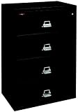 Four Drawer Fireproof Lateral File - 38''W by Fire King - 4-3822-C