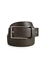 Men's Tubular Strap Matte Leather Belt