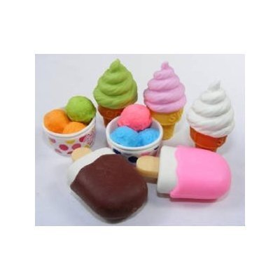 Iwako Japanese Eraser / Ice Cream 7Pcs.