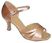 Dance Shoes Sara - Tan Satin 2.2