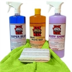 Jax Wax Professional Exterior Wax & Detail Car Care Kit 32 Oz