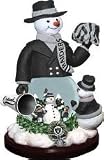 Oakland Raiders Limited Edition Memory Company "Snowman Cheer" Snowglobe Christmas Figurine