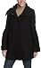 ABS by Allen Schwartz Women's Wool Melton Envelop Collar Coat, Black, 10