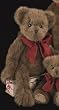 Big Hugs Bearington Brown Bear Christmas Stuffed Animal Gift Traditional Large 18" Teddy Bear with Red Bow By Bearington Collection