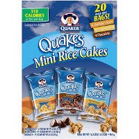 Quaker Quakes Mini Rice Snacks Variety - 20ct by Quaker