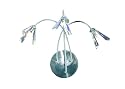Julienne 3 Light Halogen Wall Light Chrome And Crystal. 13X 10 Watt Lamps