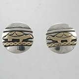 Sterling Silver and 12 Kt. Gold Turtle Earrings by Thomas Singer, #10296