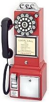 Crosley CR56 1950's Pay Phone - Red