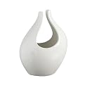 Short Kira Vase - White