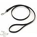 Coastal Pet Circle T Oak-Tanned Leather Dog Leash / Lead (Black, 4 ft. L x 5/8 inch W)