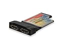 Syba SD-PCBX-ESA2 ExpressCard SIL3132 Chipset 2x e-SATA II (SATA2) Ports, 54mm, Up to 3.0Gb/s