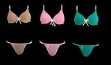 Show It Mesh Bra & G-string Thong Panty Set