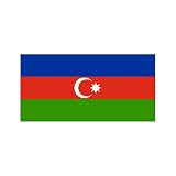 Azerbaijan Flag 3ft x 5ft Polyester