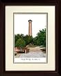 Trinity University Alma Mater Alma Mater 14x18 Lithograph in Mahogany Frame