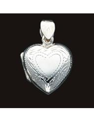 Sterling Silver Domed Heart Locket