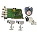 Electronics : Q-See 4 Channel PCI DVR Card with 4 Color CMOS Camera Kits