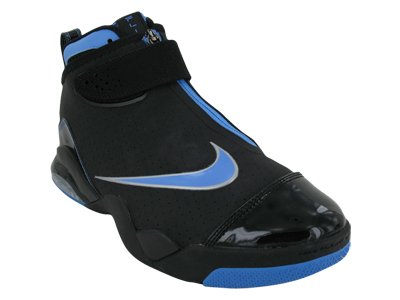 Nike Mens Basketball Shoes on Nike Men   S Nike Zoom Flightclub Basketball Shoes 8  Black Univ Blue
