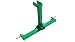 Heavy Duty 3 Point Category 1 Drawbar Receiver Hitch Tow Bar - Compatible with John Deere Green