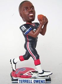 Buffalo Bills Terrell Owens Forever Collectibles Helmet Base Bobble Head