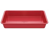 Bake Porter Rectangular Baking Pan, Red