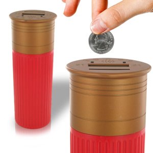 Shotgun Shell Automatic Digital Coin Counting Bank with Sound LCD Display