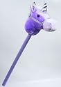 Fantasy Hobby Horse with Sound - Pink & Purple Unicorn