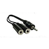 20cm Headphone 3.5mm Jack Splitter Adapter Cable Lead
