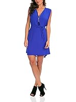 LA FILLE DU COUTURIER Vestido Adele (Azul Marino)