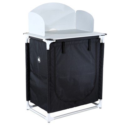 10T Camping Küche camKITCHEN 75x53x85,5/116,5 cm Alu