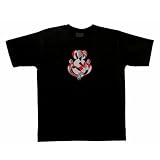 Medium - Cubism Inspired Black Ganesh T-shirt - Free Shipping