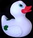 Irish Shamrock St Patrick's Day Rubber Ducky