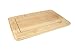 T&G Heritage Rectangular Bread Board in Hand Carved Hevea Wood. 380x250x22mm