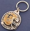 New Orleans Saints Pewter Keychain