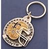 NFL Team Helmet Key Ring - New Orleans Saints
