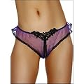 Garden Eden Crotchless Panty Plus