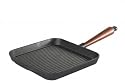 Skeppshult Square Grill Pan, with Wood Handle, 25 cm