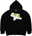 Size【L】A BATHING APE(エイプ) ×KAWS 飛行機雲パーカー【黒】【新品】でAmazonアフィリエイトツール