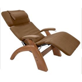 Human Touch PERFECT CHAIR, Perfect Balance/Zero Gravity -- primer walnut bottom (P-6)