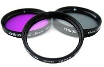 Zeikos ZE-FLK58 58mm Multi-Coated 3 Piece Filter Kit (UV-CPL-FLD)