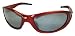 AO Safety 90107 Rivet Safety Glasses, Furious Red