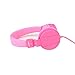 Sound Intone IP950 Stereo Folding Stretchable Headphones Adjustable Headband Headset Kids Earphones or Adults Lightweight Headsets With In-line Mic for Iphone/Ipad/Tablet/Andriod/Mp3/Mp4/Laptop(Pink)