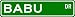 BABU Street Sign ~ Personalized Family Lastname Novelty Sign ~ Gameroom, Basement, Garage Sign ** Aluminum 4 x 18
