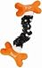 Halloween Dog Toy - Trick / Treat Boo Halloween Bungee Dog Toy