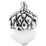 316t8F0mHFL. SL160  Sterling Silver Acorn Bead fits European Charm Bracelet Reviews