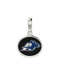 Akron Zips Collegiate Drop Charm Fits Most European Style Bracelets Including, Chamilia, Zable, Troll and More. High Quality Charm in Stock for Immediate Shipping.