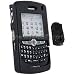 Black Aluminum Metal Hard Case with Detachable Belt Clip for BlackBerry 8800 Cell Phone