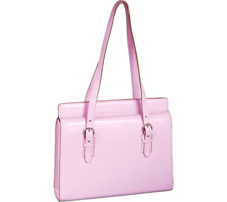 McKlein Deerfield Italian Leather Ladies' Briefcase - Orange
