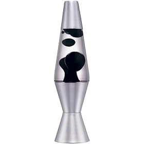 Black and Clear Petite Lava Lamp from Lava Lamps